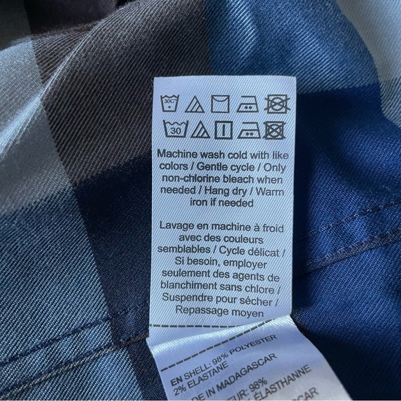 New! Untuckit Piemonte Slim Fit Plaid Shirt nwt 35509 - Picture 12 of 14